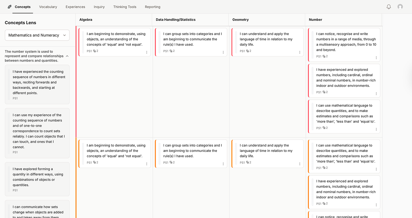 A short introduction to Curriculum Tool