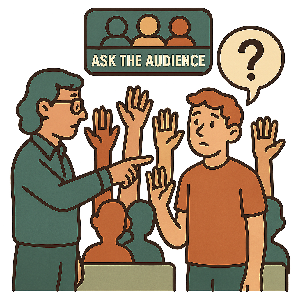 Ask the Audience diagram