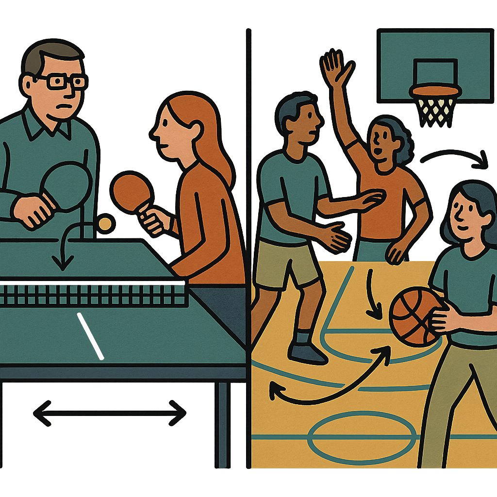 Basketball Not Ping-Pong diagram