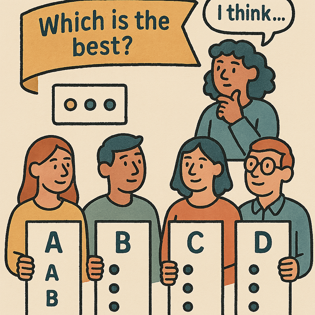 Choice of Answers diagram