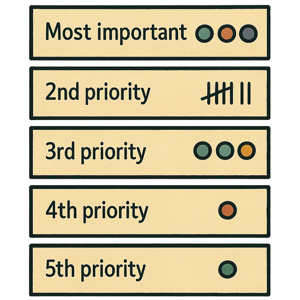 Dot Voting diagram
