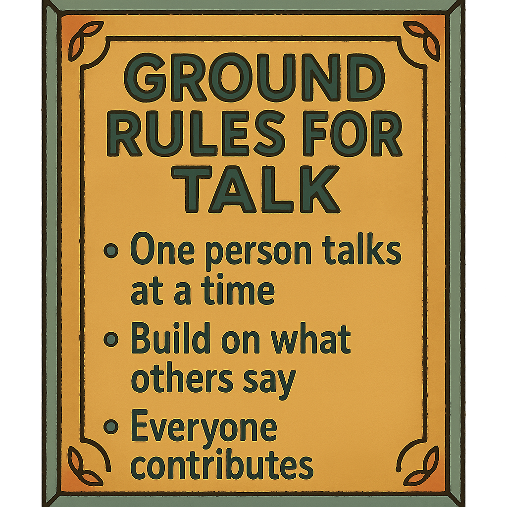 Ground Rules for Talk diagram