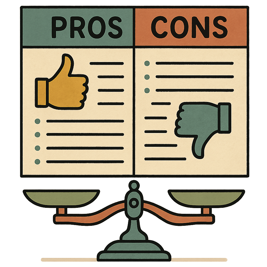 Pros and Cons diagram