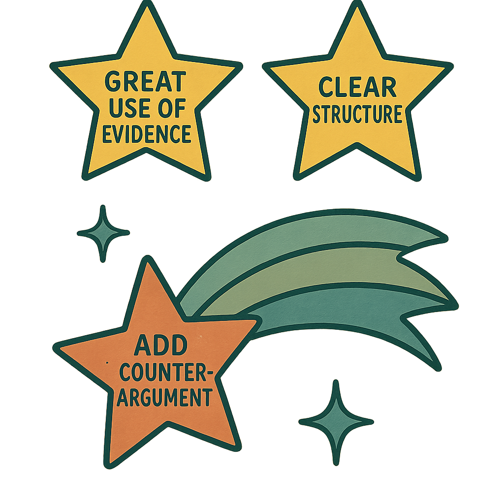 Two or Three Stars and a Wish diagram