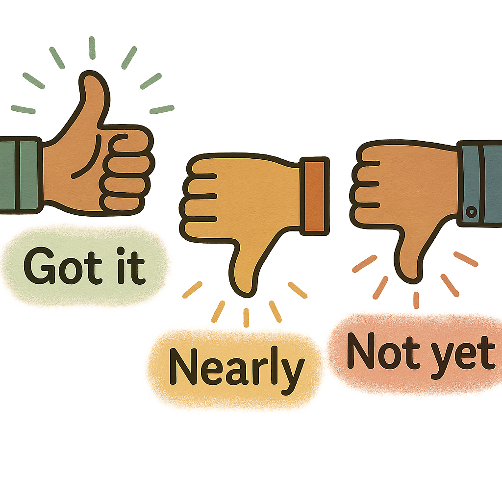 Thumbs Up, Thumbs Down diagram